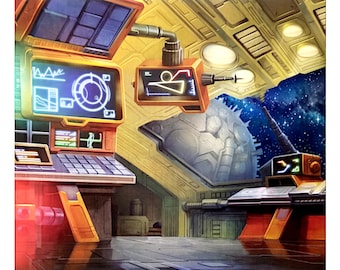 New Hasbro Takara G1 Masterpiece Transformers Generations Studio Series Action Figure Diorama Backdrop #28- No figures Included