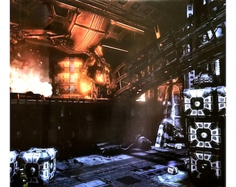 Transformers Takara G1 Movie Masterpiece Studio Series Cybertron Action Figure Diorama Backdrop #1- No figures Included
