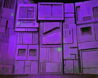 New Hasbro Takara G1 Masterpiece Transformers Generations Studio Series Decepticon Action Figure Diorama Backdrop #16- No figures Included