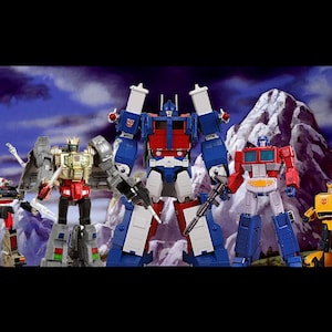 New Hasbro Takara G1 Masterpiece Transformers Generations Studio Series Action Figure Diorama Backdrop #14- No figures Included