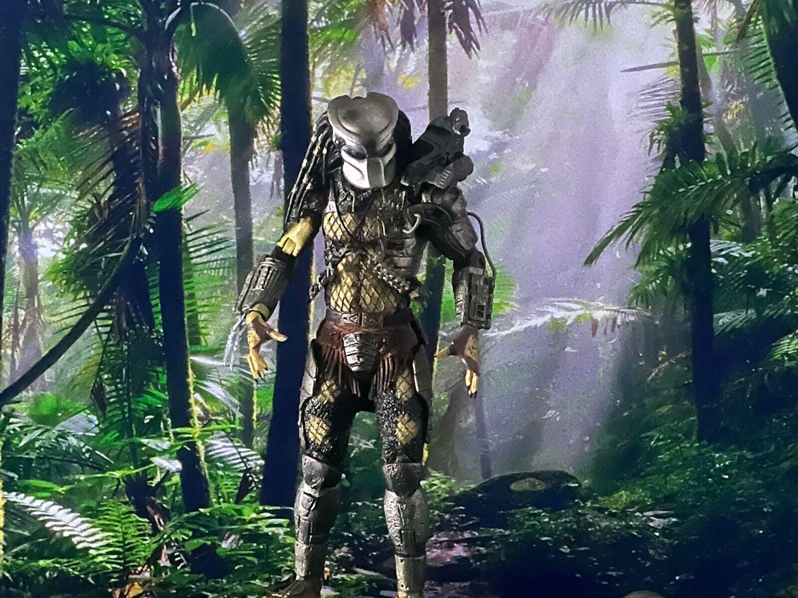 Predator Backdrop Jungle Landscape Action Figure Diorama Backdrop for Jurassic Park ...