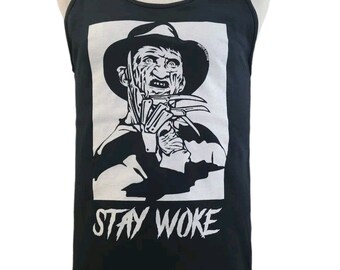 Men's 2X Freddy Kreuger Stay Woke tank