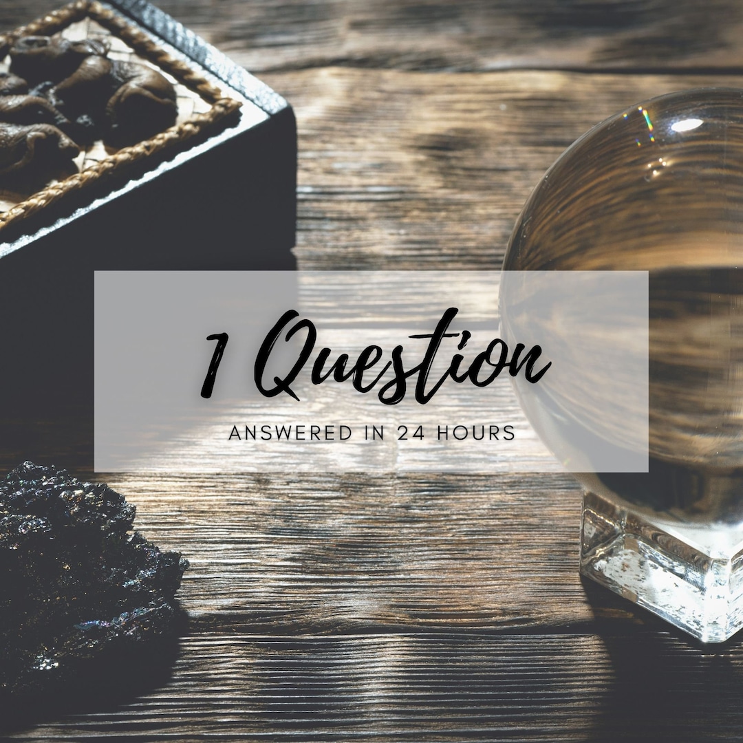 1 Question Answered in 24 Hours! - Etsy