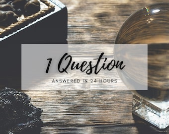 1 Question answered in 24 hours!