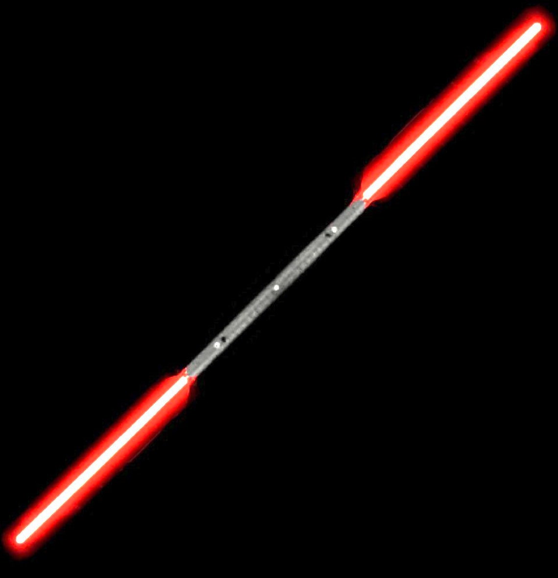 Star Wars RGB Double Blade Lightsaber Silver Metal Hilt x2 12 Etsy