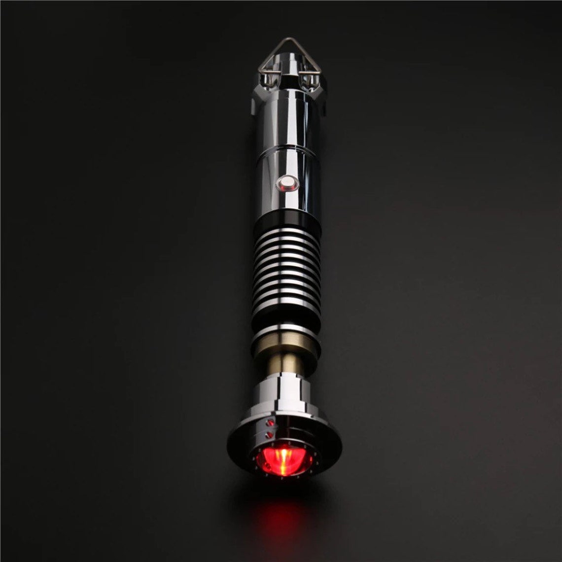 Luke Skywalker Lightsaber Metal Handle 12 Colour LED 6 Sound Etsy