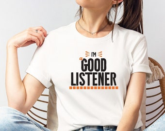 T-shirt Attentive Soul : déclarez que vous savez écouter bien, enveloppez-vous de confort et d'empathie avec une mode unique.