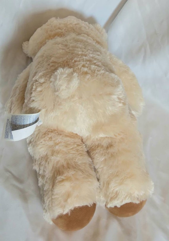 Cream colored teddy bear 16 stuffed animal plush Build a Bear