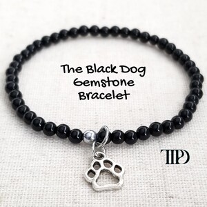 Black dog bracelet cheap