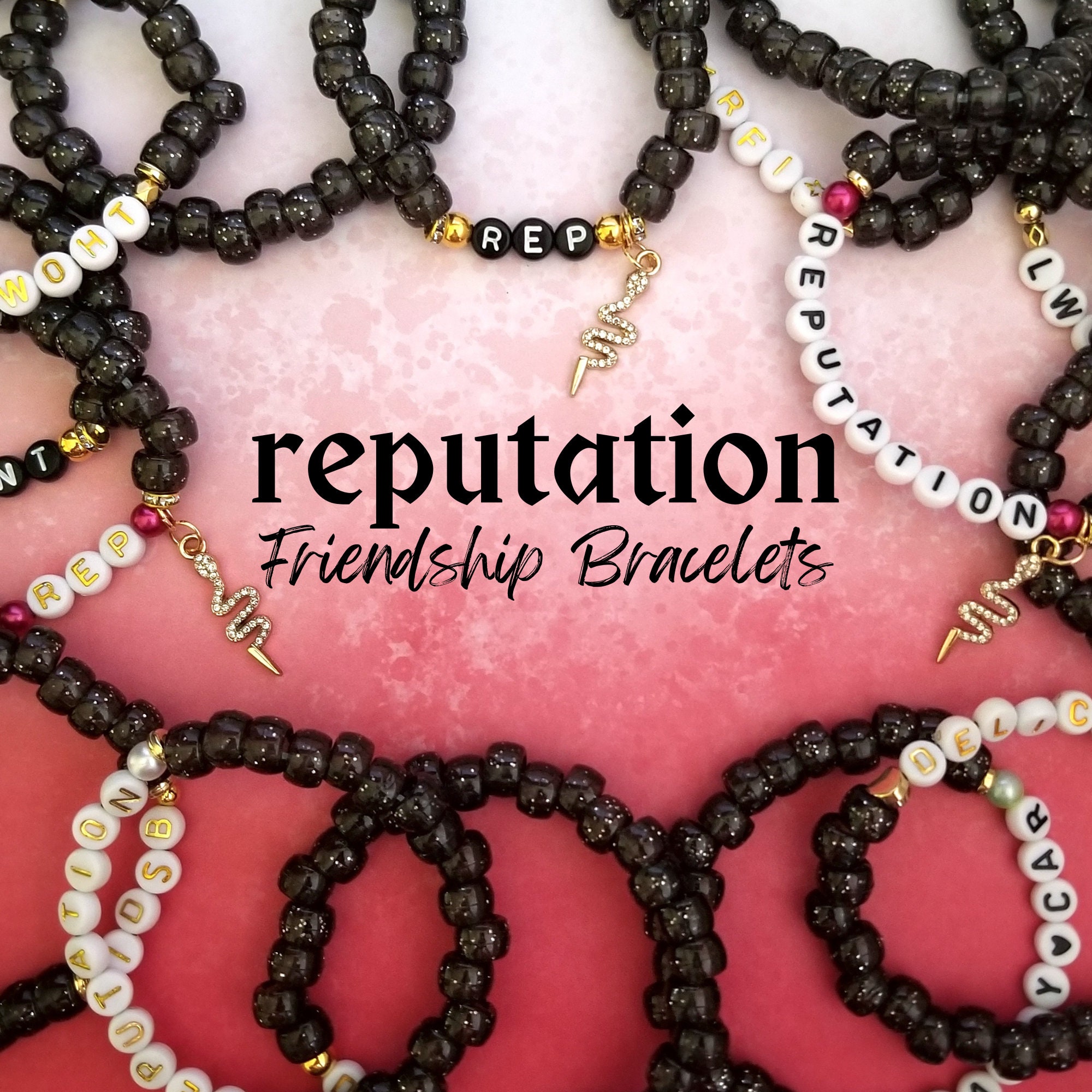 Plastic Giant Friendship Bracelet Letter Beads Swift DIY Oversized