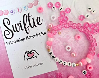 Swifty Bracelet Making Kit, Taylor Friendship Bracelet Kit, DIY Bracelet Kit, Birthday Gift, Party Favor, Eras Tour