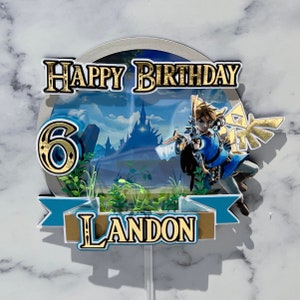 Legend of Zelda Cake Topper v2