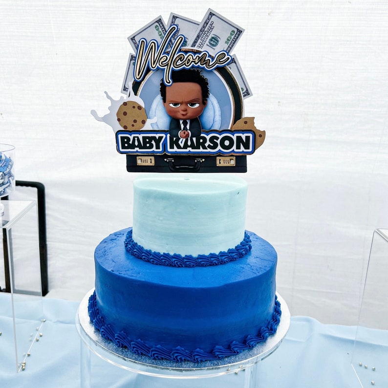 Boss Baby Cake Topper Etsy