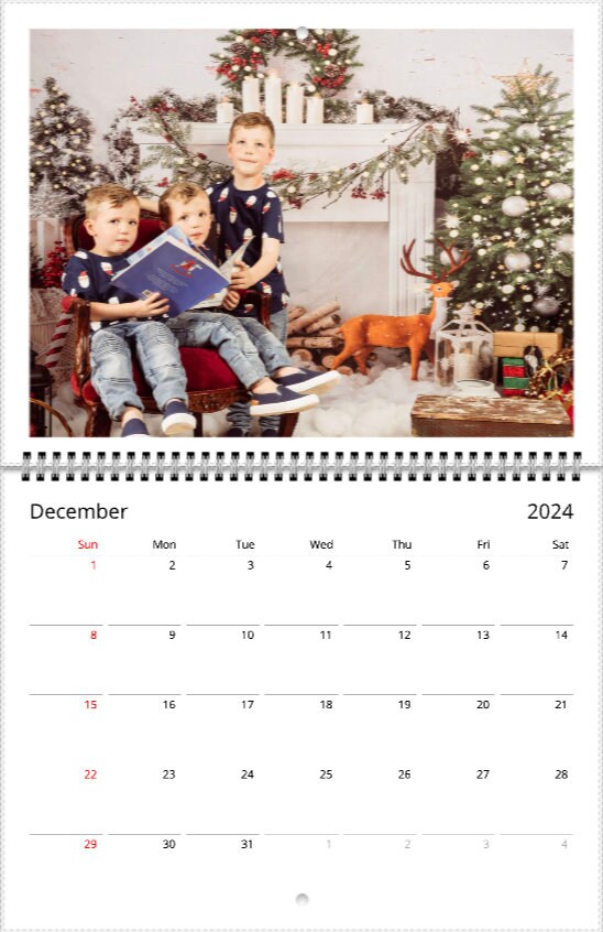 2025 Personalized Wall Calendar A Year of Your Own Photos! sold by