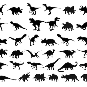 Dinosaur SVG Bundle, PNG, Dino SVG, Cute Dinosaur, Dinosaur Clipart, Dinosaur Silhouette Svg, Kids Dinosaur Svg, cut files for Cricut