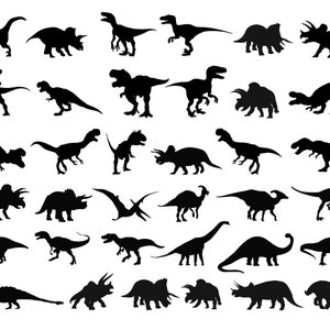 Dinosaur SVG Bundle, PNG, Dino SVG, Cute Dinosaur, Dinosaur Clipart, Dinosaur Silhouette Svg, Kids Dinosaur Svg, cut files for Cricut