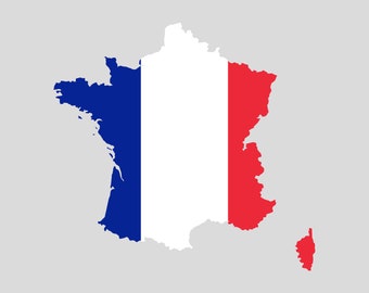 France Map SVG, PNG - France Svg, France Outline Svg, France Svg, Cut Files for Cricut, Silhouette