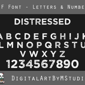 Distressed Font TTF Cricut、グランジフォント、Distressed Digital Alphabet Font、Distressed Fonts for Cricut