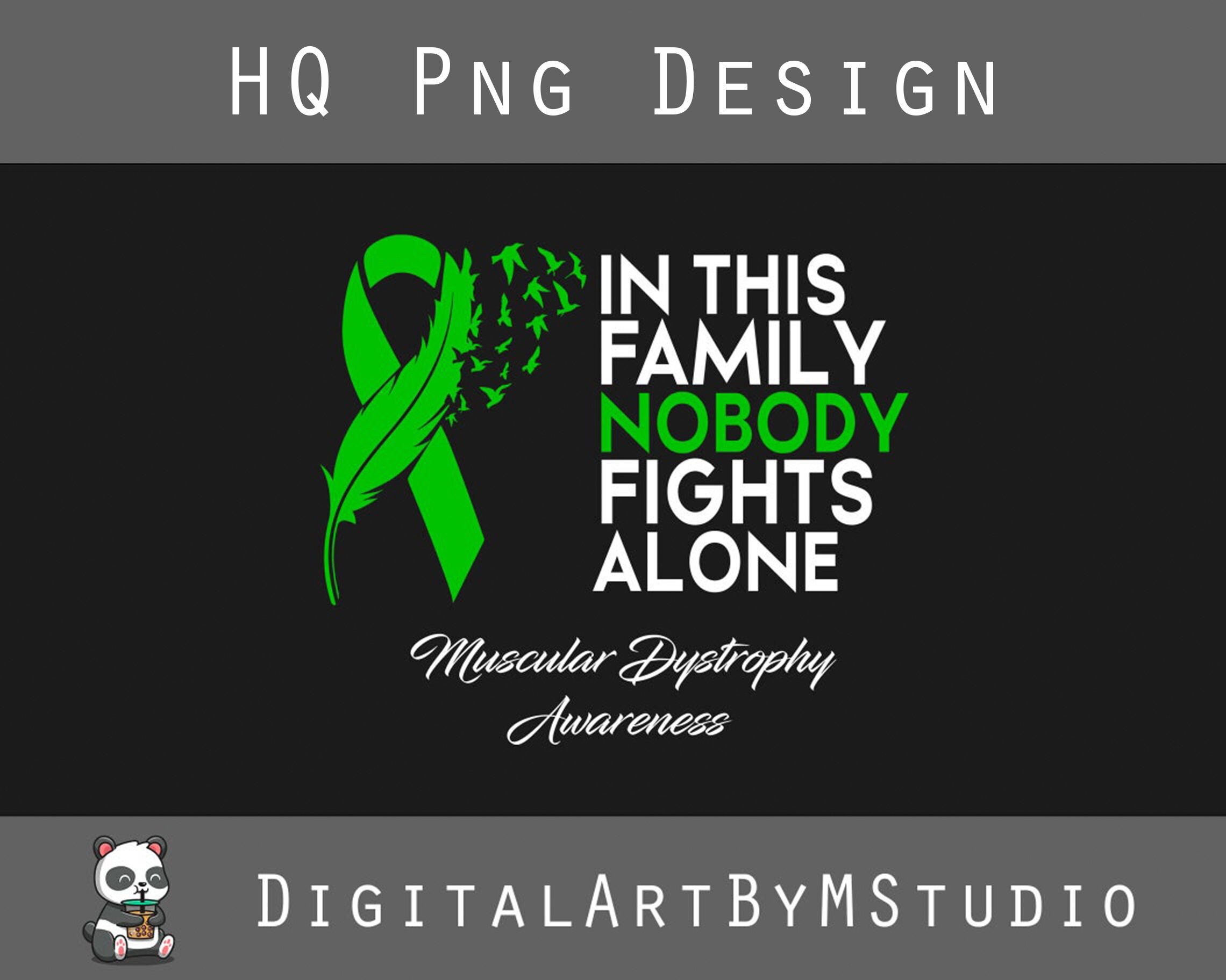 Muscular Dystrophy Awareness Month PNG In This Family Nobody Etsy