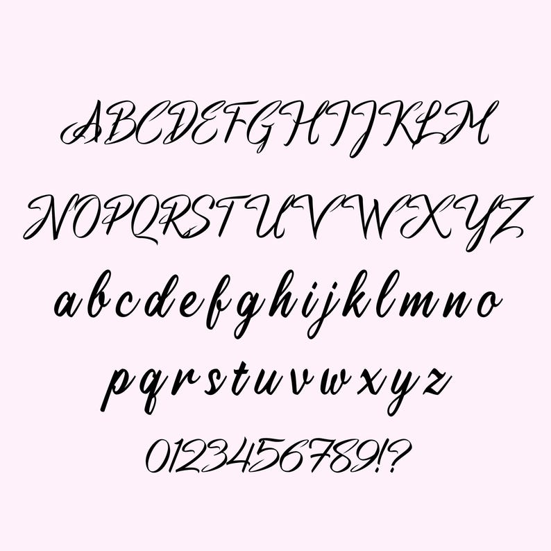 Hannah Script Font SVG, PNG, Otf - Cursive Font, Cute Font, Wedding ...