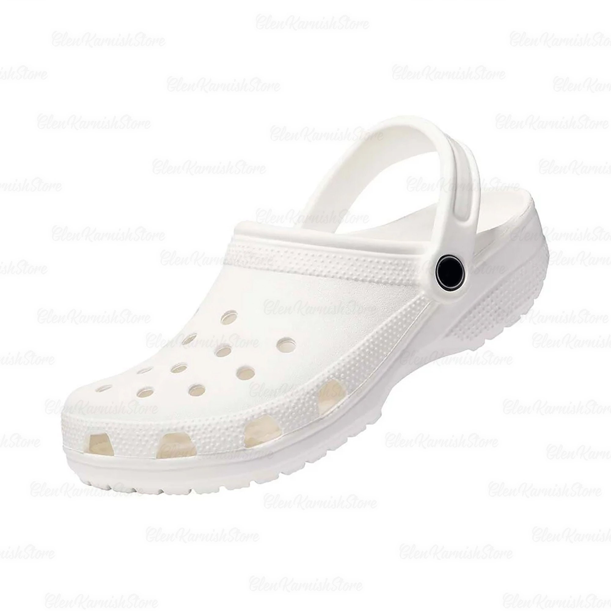 smiley platform crocs