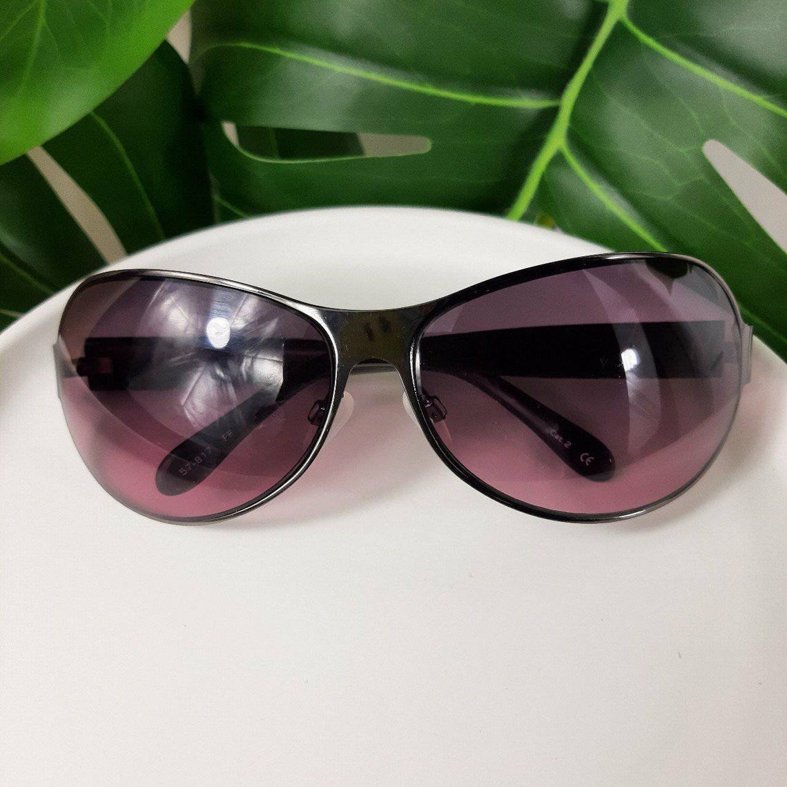 Vintage Y2k Purple and Pink Ombre Lens Sunglasses - Etsy