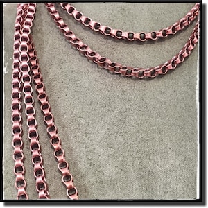 Antique Copper Ladder Chain 3.5mm