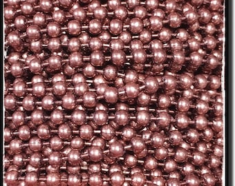 Antique Copper Ball Chain 3.2mm