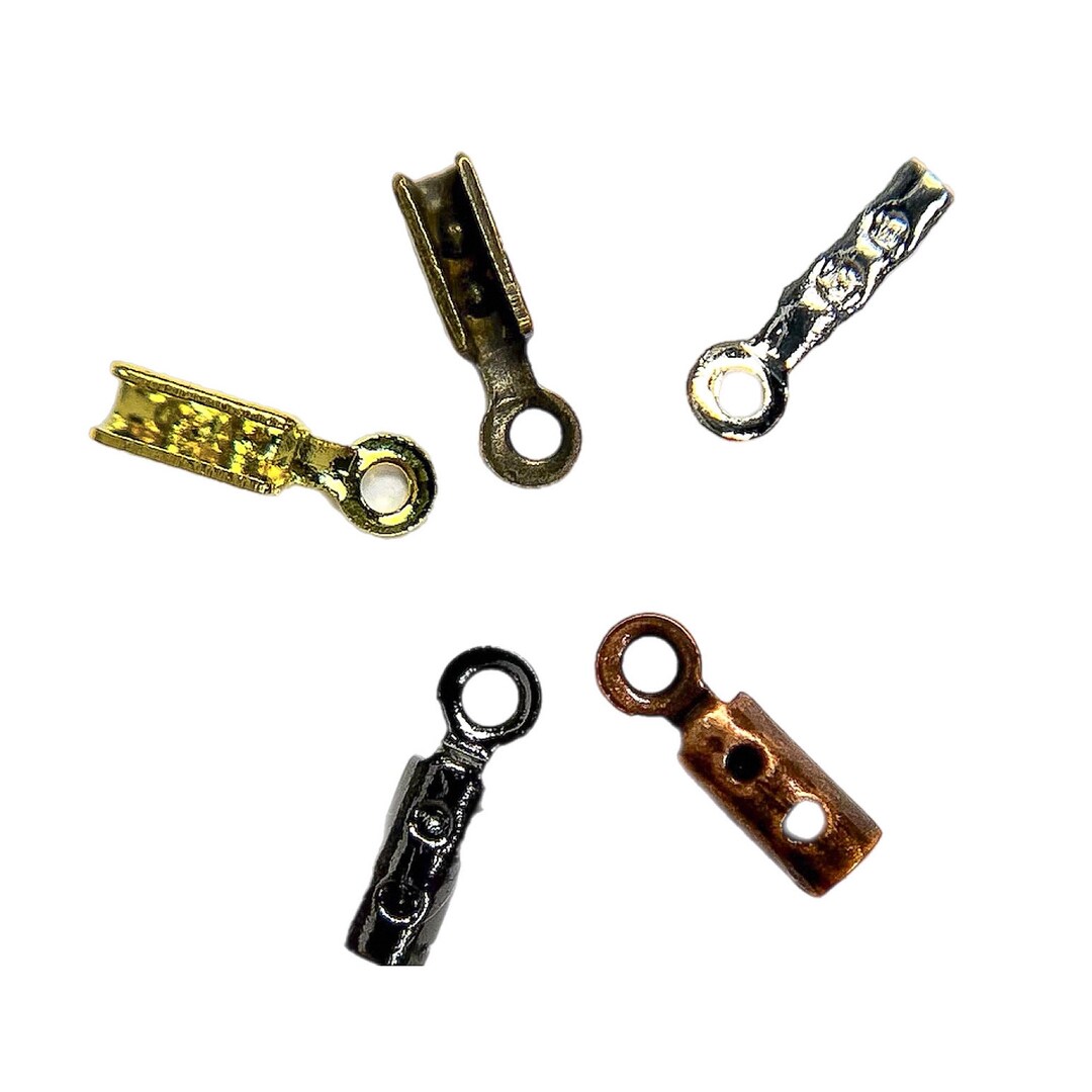 Cashmere Crimp Beading Chain Crimps, Crimps With Loops, Wholesale Crimps. - 20 Pieces ...