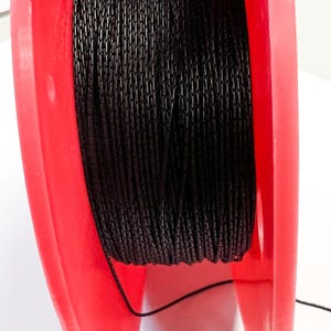 Black Fine Beading Chain, CH784EB,  .5mm, Stringing Chain, Bead Chain