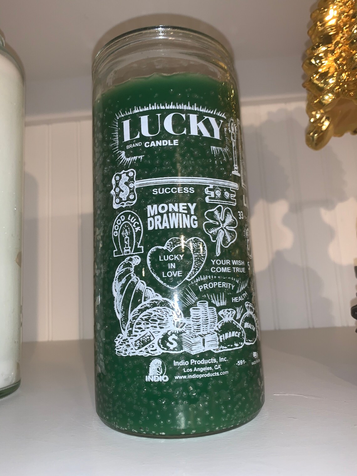 Large 14 day lucky multipurpose candle Etsy