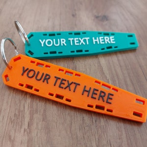 Paramedic Stretcher keyrings | Emergency Medical Key Chains | Ambulance Staff Identity Tag | Personalised Medical Bag Tag | EMS Gift