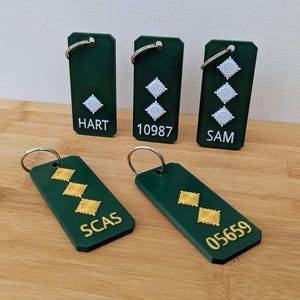 Ambulance Service/Paramedic/EMS Key Rings/ Bespoke and personalised/Medical/HART team/Technician Keychains