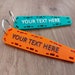 Personalised keyrings/Bag tags/ Emergency Services/Fire fighter/Paramedic/Emergency Stretcher - 3D printed