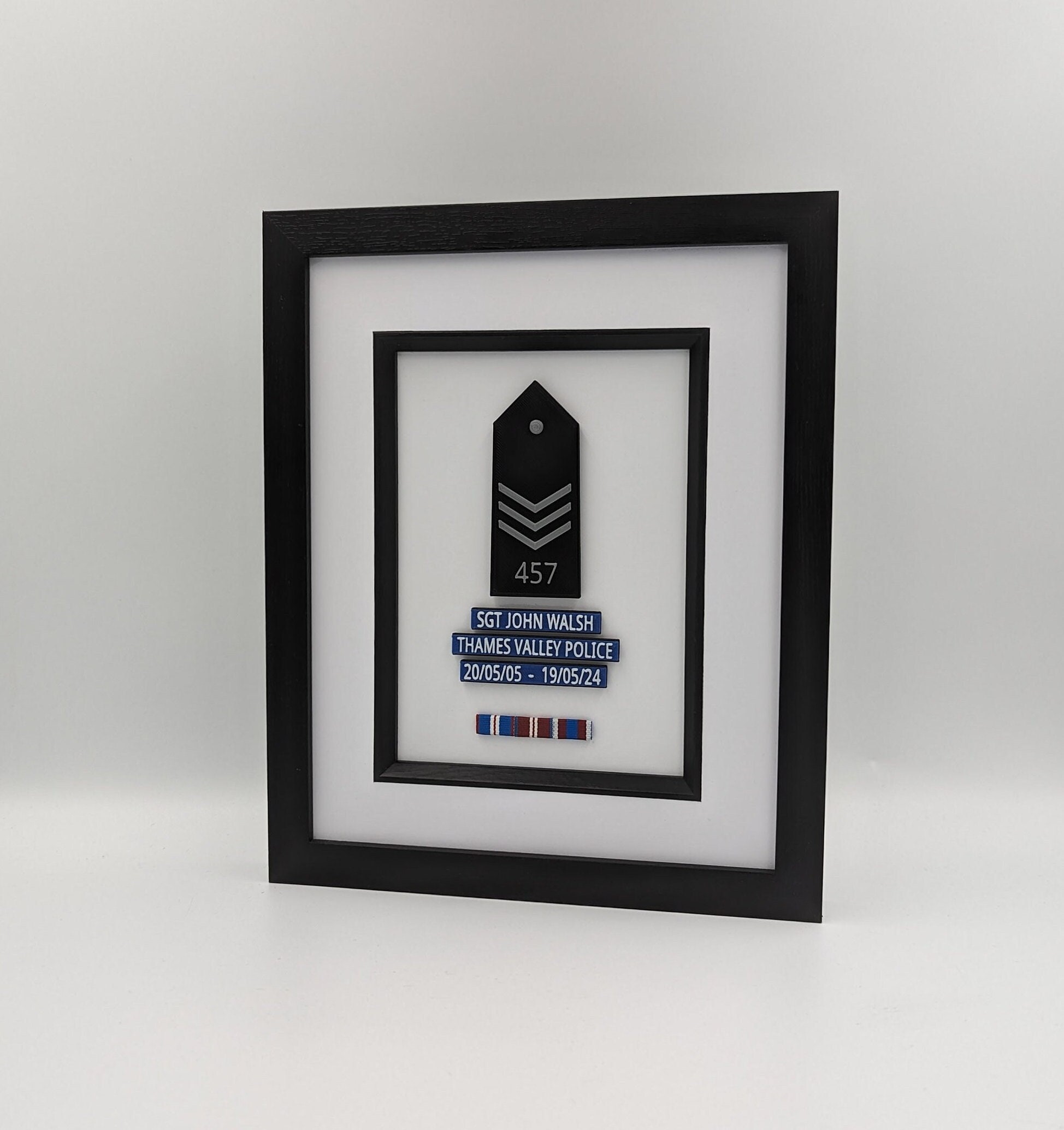 Personalised Police Officer Presentation Gift | UK Police Rank