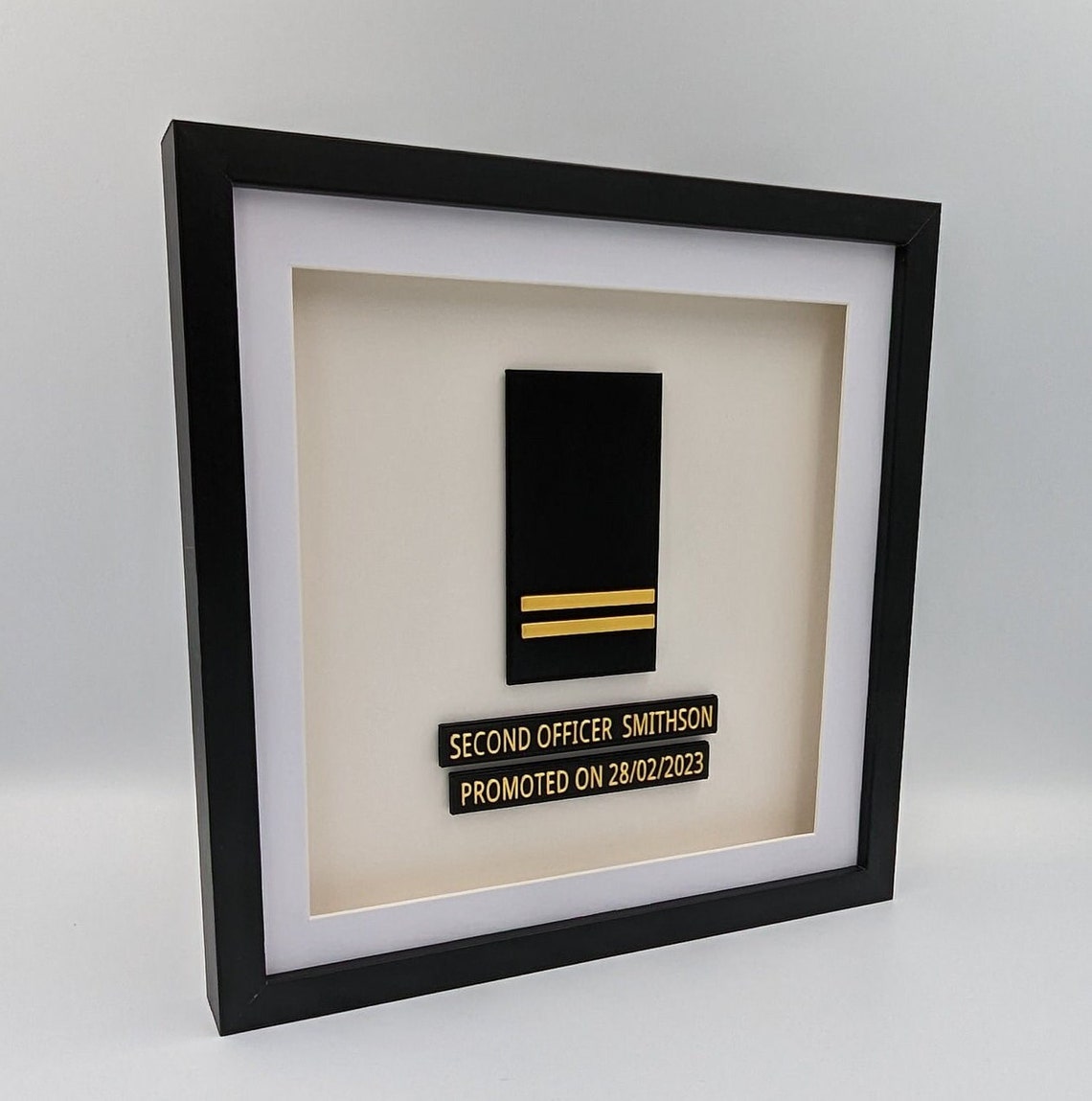 Pilot Shadow Box Personalised Pilot Presentation Framed Shadow Box Gift/modern 3D ...