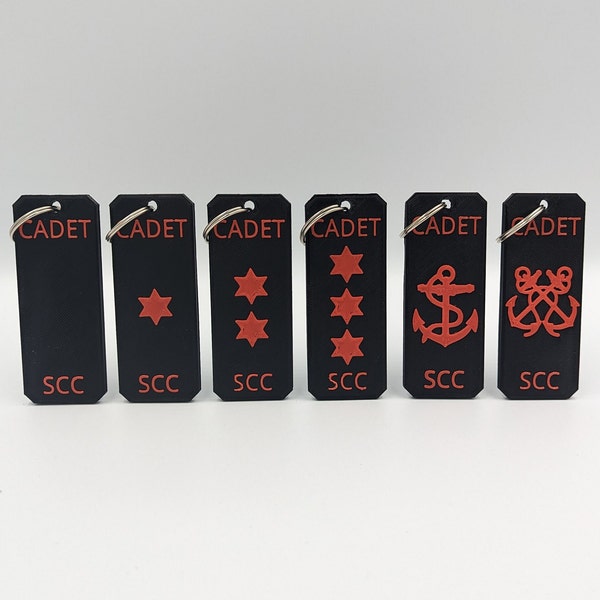 Porte-clés/étiquette à sac du corps de cadets de la Marine