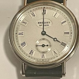 18k white gold Breguet watch No. 5031