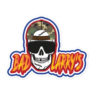 Pegatina de Bad Larry Skull