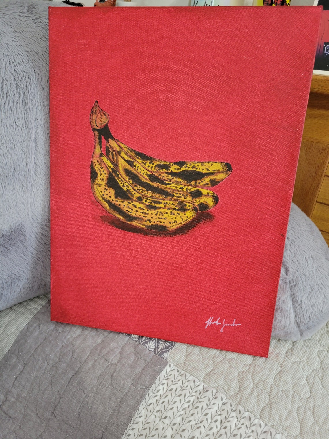 Rotten Bananas painting Etsy
