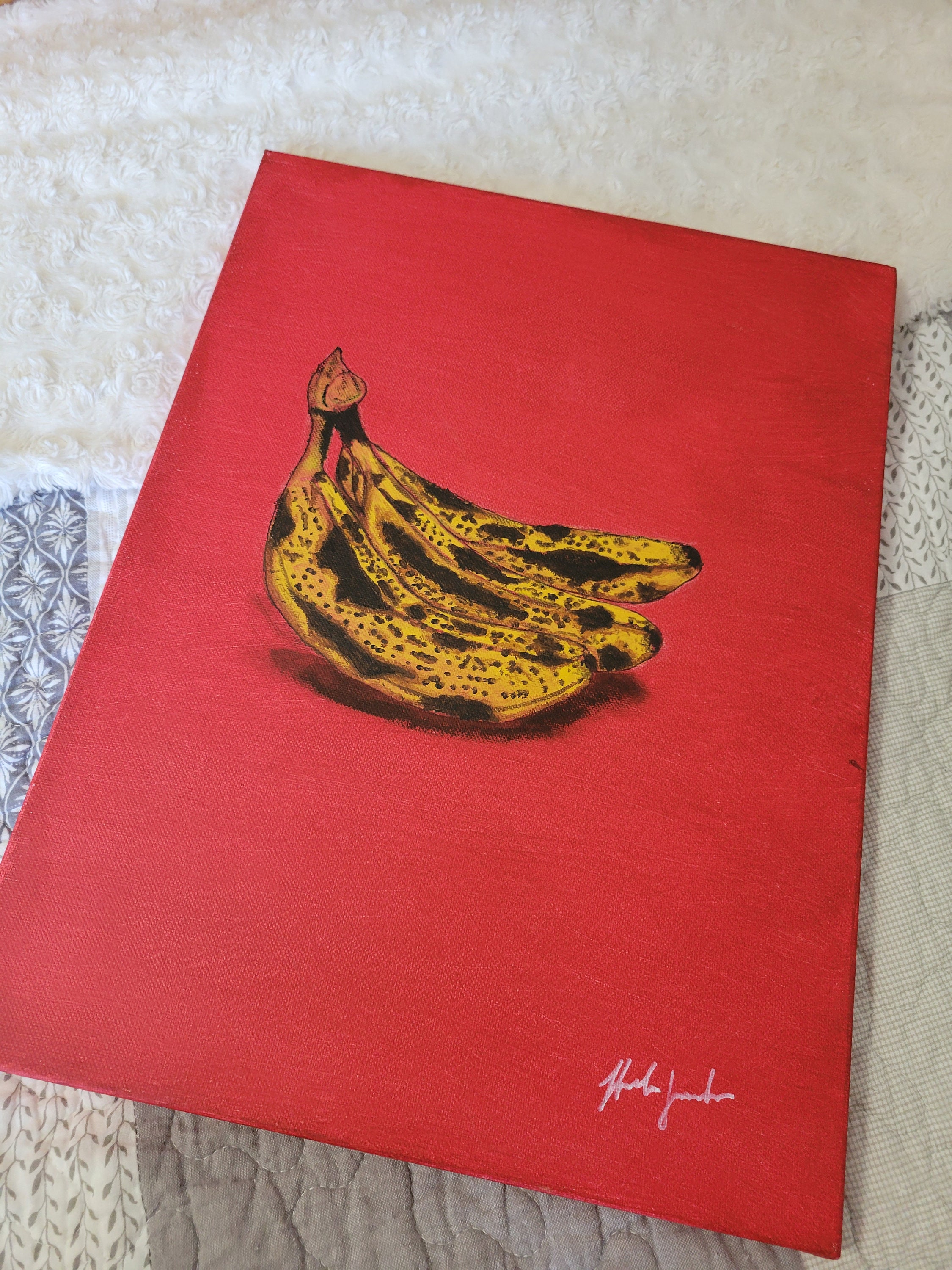 Rotten Bananas painting Etsy