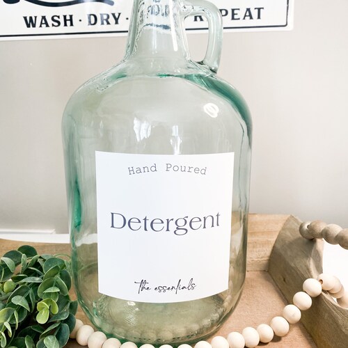 Laundry Detergent Dispenser Laundry Bottle. Plastic Bottle Etsy