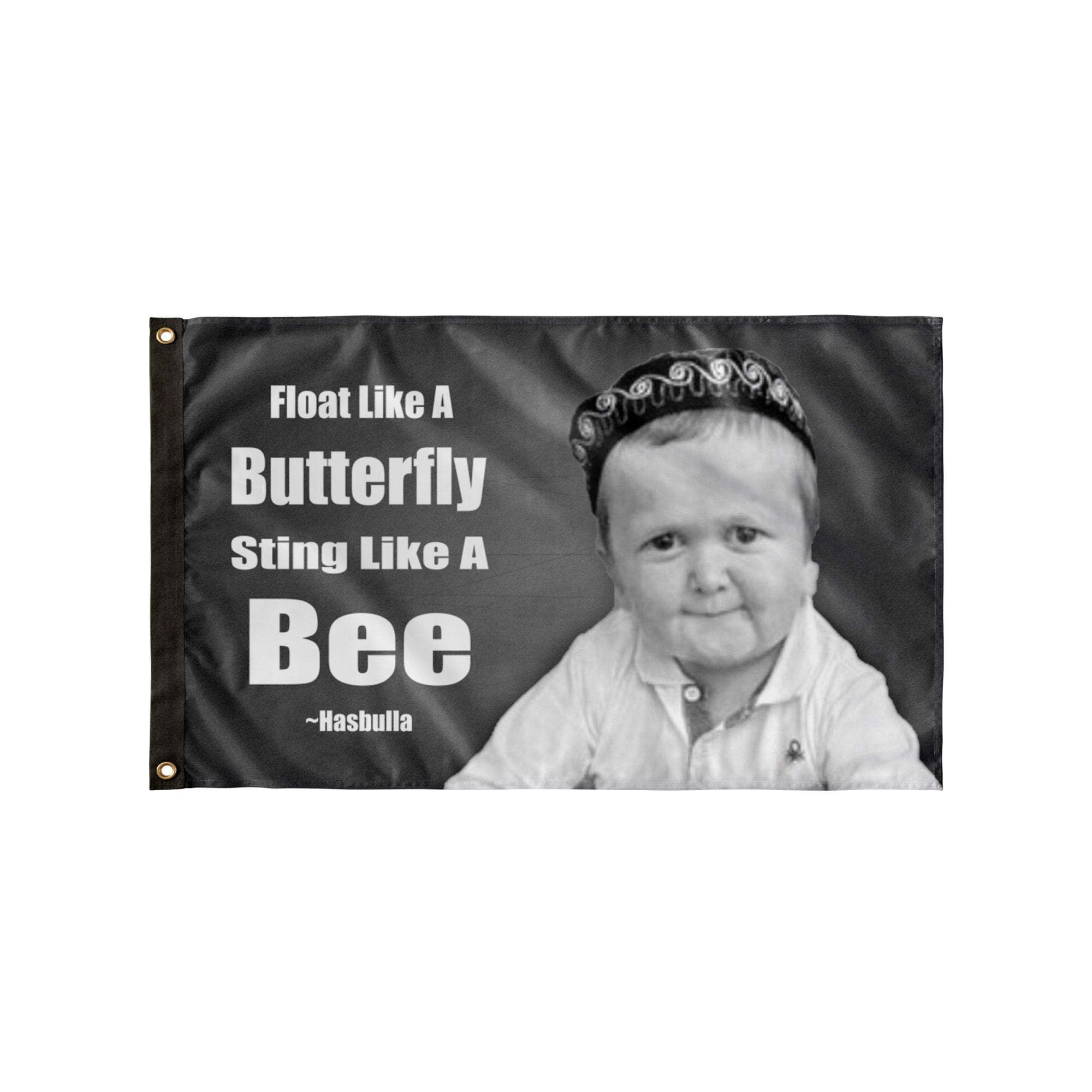 Funny College Flag Hasbulla Float Like A Butterfly Sting Like A Bee Flag