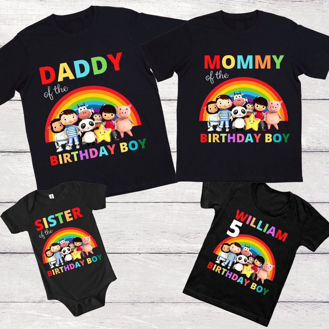 Little Baby Bum Birthday Family Shirts Custom Matching Family Etsy