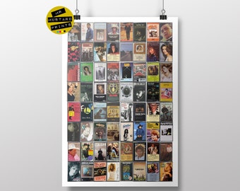 Impresión de la carátula de un casete de música country: un regalo nostálgico