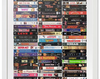 1990 年代のクラシック映画ポスター、VHS カセット プリント 1990 年代のクラシック映画ポスター、VHS カセット プリント
