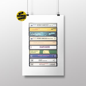 Jazz Discography Print - Pick your Artist - Greatest Jazz Albums - Poster, Art, Jazz Fan