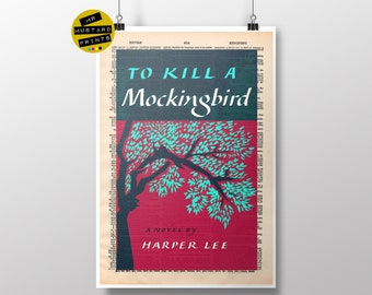 To Kill A Mockingbird by Harper Lee, 1st Edition Cover, Dictionary Print: Novel, Fan, Poster, Art