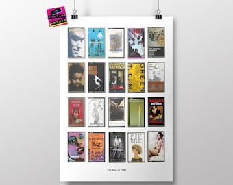 1988 Music: 38th Customizable Birthday Gift - Cassette Print - Album Art