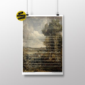 The Lark Ascending, Poster, Kunst, Geschenk, Fan klassischer Musik, Vaughan Williams, John Constable, englische Musik